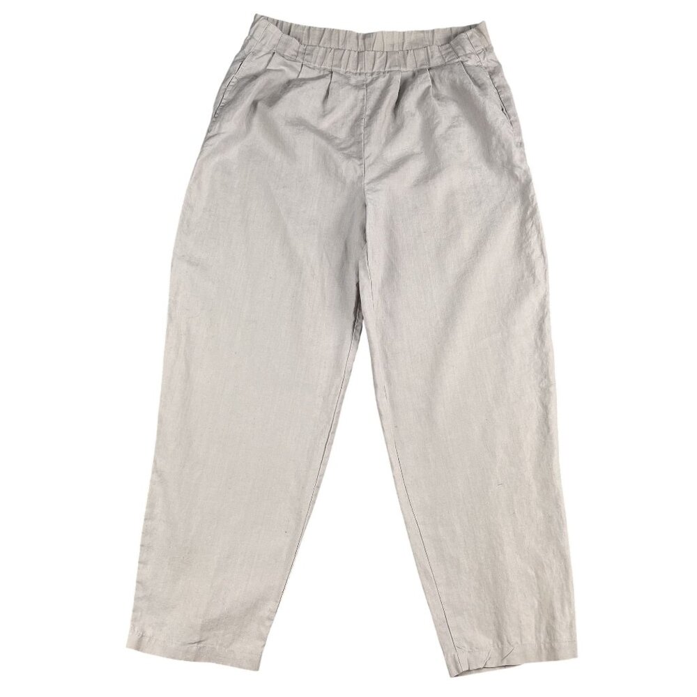 WilliWear‎ Sport Womens 100% Linen Trousers Sz Small